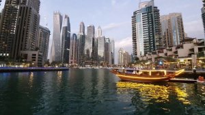 Дубай Марина вечером / январь 2022 / Dubai Marina in the evening