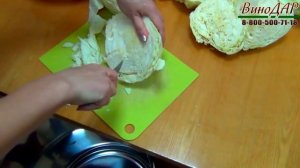 Ручная шинковка капусты. Видеоурок
