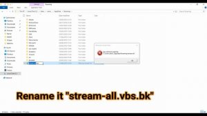 How to Remove Windows Script Host Error | AppData\Roaming\stream-all
