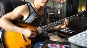 Gibson ES-335 comparison (Line6 Helix direct to FOH)