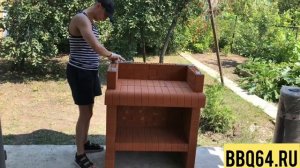 Сборка кирпичного мангала по модульной технологии