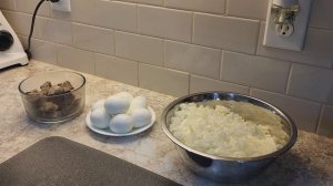 Блины с мясом и яйцом●Порция на большую семью.