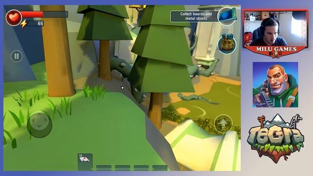 ??TEGRA: Crafting and Building Survival Shooter: Un juego off-line para pasar las vacaciones!