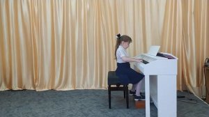 Полозова Дарья, 1 класс,  А.Гедике, "Этюд"