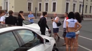 Павел Дуров на Дворцовой площади Санкт-Петербург.