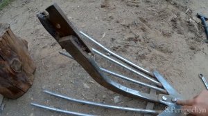 Простая самодельная картофелекопалка для мотоблока