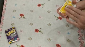 Настольная игра "UNO flip". Играем в настольные игры с детьми.