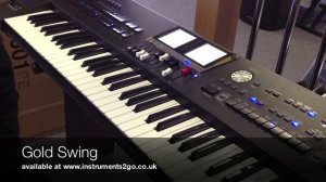 Roland BK9 Super Light Keyboard Demonstration - instruments2go