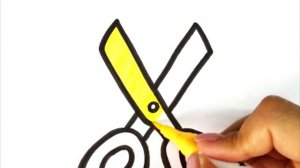 Сурет салу қайшы |  Как нарисовать ножницы | How to draw scissors