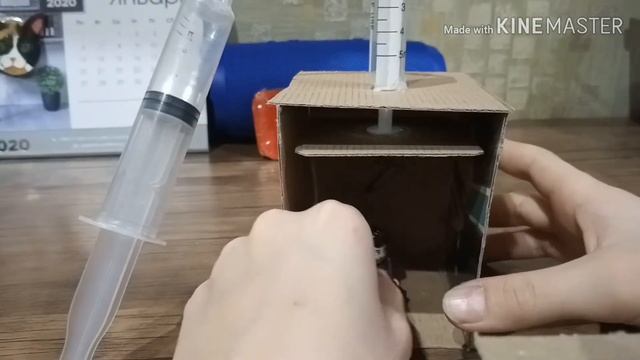 Гидравлический пресс своими руками из картона смотреть онлайн