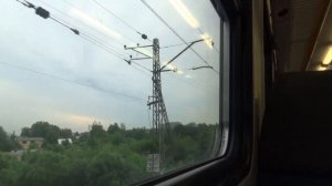 Поездка на электропоезде ЭП2Д-0051 от станции Тушинская до станции Нахабино