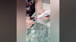 Другой вариант корзины из пластикового стаканчика.