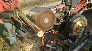 УНИКАЛЬНЫЕ ДРОВОКОЛЫ ДО МОТОБЛОКА, ПОДБОРКА ВИДЕО/ UNIQUE WOOD CHOPPERS TO MINI TRACTOR