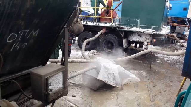 Образцовый цементаж.