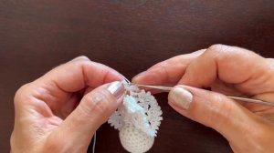 Прекрасный Рождественский ангел связанный крючком - МК #21