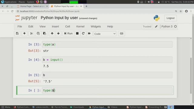 #7 Input By User In Python | How To Take Input In Python In Hindi | Python Tutorials In Hindi 2020