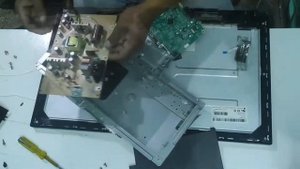 How to disassemble and reassemble AOC 230lm00025  LCD monitor | Replace Screen | Replace Motherboar