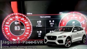 Разгон 0 100 Jaguar F Pace разных поколений