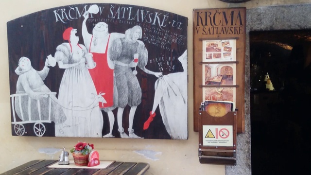 Корчма в Чешском Крумлове снаружи