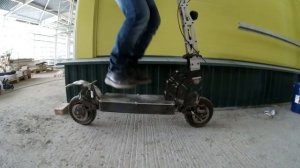 Ход подвески самодельного электросамоката