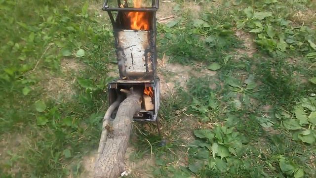 Печь ракетного типа в работе смотреть онлайн