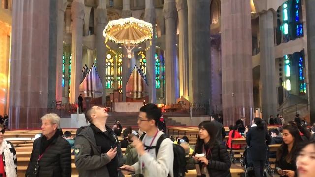 Sagrada Familia - Barcelona Spain - February 2019 - 137 years of construction thus far