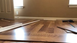 Laminate Flooring Installed Over Carpet Padding ** Live