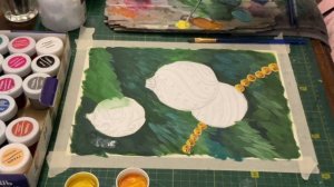 ТДК "Новогодняя открытка" - "Ёлочные игрушки". Работа над композицией