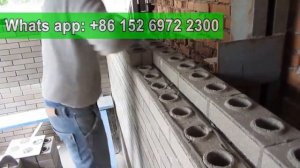 Лего кирпич  Кладка стены и столба на клей своими руками, MUD LEGO BLOCK