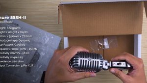Unboxing Vintage and Iconic Microphone Shure 55 SH Series 2 (eng subt)