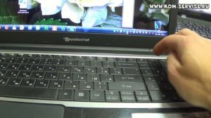 Как сделать ярче или темнее экран ноутбука ACER Packard Bell. Регулировка звука громче, тише.