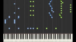 Rush B/Flight of the Bumblebee (live performance piano duet synthesia)