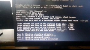 how to fix initramfs error in ubuntu