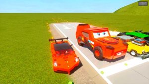 НАШЛИ МОЛНИЮ МАКВИН НА СВАЛКЕ В BRICK RIGS! РЕАЛЬНАЯ ЖИЗНЬ и ЛЕГО ТАЧКА НА ПРОКАЧКУ В БРИК РИГС!