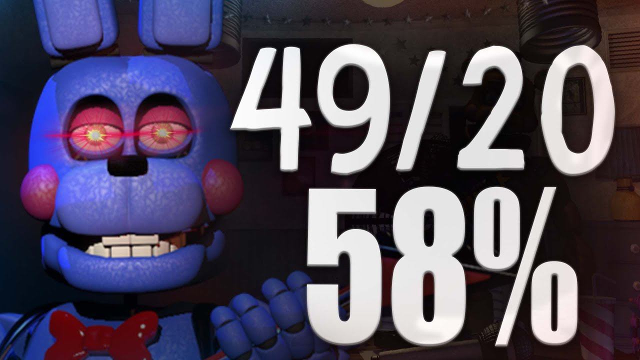 58% Энергии 49/20 Fnaf 7 UCN #Fnaf смотреть онлайн