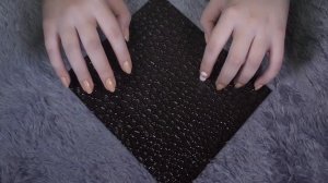 ASMR Кожа и кожаные изделия Tapping & Scratching with 11 Leathers
