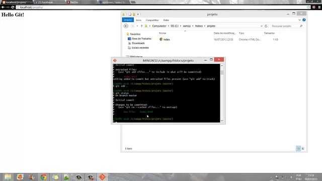 Primeiros passos com Git e Bitbucket no Windows смотреть онлайн
