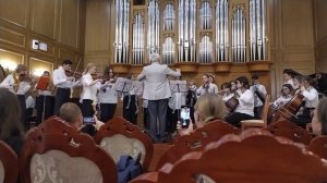 М. Глинка "Краковяк" из оперы "Иван Сусанин" оркестр школы им. С.И. Танеева 23 декабря 2022 г.