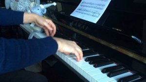 Burgmuller "Glissons sur l'eau" Piano facile / Бургмюллер "Скользим по воде" для начинающих