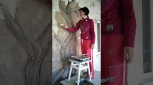 Красивенный барельеф "Дерево с самой милой СОВОЙ" .