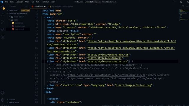 Create Custom Code Snippets for Visual Studio Code, Sublime and Atom Text Editors