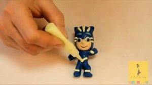 Набор для лепки "Кэтбой против Ромео" РОСМЭН, PJ Masks. Лепим Кэтбоя, Ромео и маску!