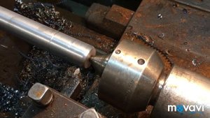 Мега болт на токарном станке
