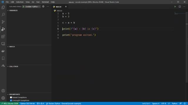 Docker VSCode Python Tutorial // Run your App in a Container