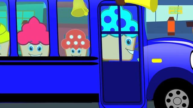 Wheels On The Bus Go Round And Round | Crayons Color Song смотреть онлайн
