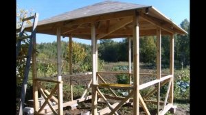 Беседка из дерева своими руками более 300 видов