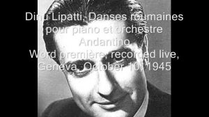 Lipatti, Danses roumaines pour piano et orchestre (2/3)