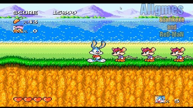 Tiny toon Adventure Buster's Hidden Treasure 1 смотреть онлайн