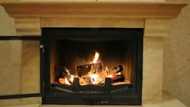 Каминная топка Invcta Promo 700 с открытой дверцей смотреть онлайн