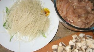 Китайский суп с курицей